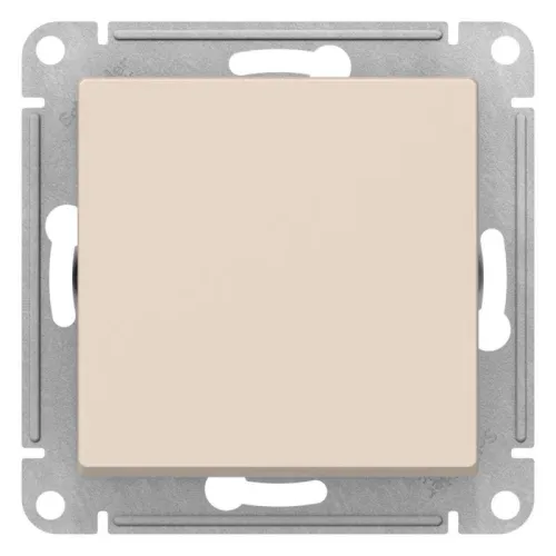 Выключатель 1-кл. AtlasDesign 2-п. 10А мех. беж. SE ATN000221 фото 2