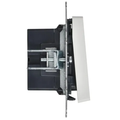 Кнопка звонка BRITE ВС10-1-9-БрАБ 10А для отелей с индикацией механизм арктич. бел. IEK BR-V14-2-10-K91 фото 5