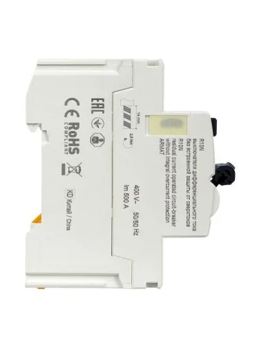 Выключатель дифференциального тока (УЗО) 4п 25А 30мА тип A ВДТ R10N ARMAT IEK AR-R10N-4-025A030 фото 6