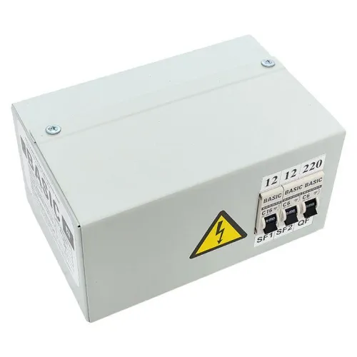 Ящик с понижающим трансформатором ЯТП 0.25 220/12В (3 авт. выкл.) Basic EKF yatp0.25-220/12v-3a фото 6