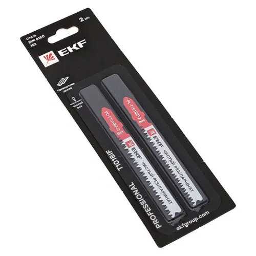 Пилка для электролобзика T101BIF (чистовой рез ламината)(BIM) (уп.2шт) Professional EKF pl-t101bif-2 фото 5