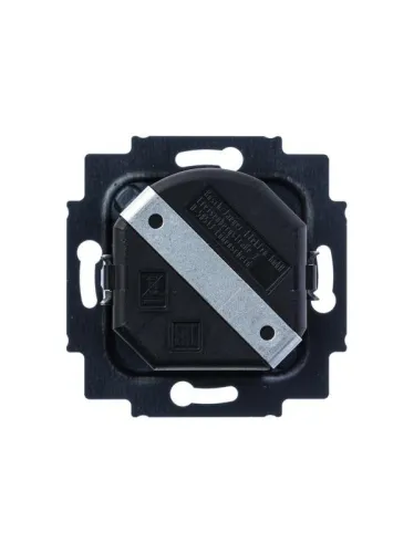 Светорегулятор Levit поворотно-нажимной 60-600Вт R бел./дым. черн. ABB 2CHH942247A6062 фото 3