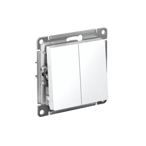 Выключатель 2-кл. AtlasDesign (сх. 5) 10AX с самовозвратом механизм бел. SE ATN000117