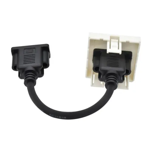 Розетка 1мод. VGA M/M РКМ-10-20-П бел. PRIMER IEK PR-KK40D-RV-0-1-K01 фото 5