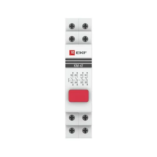 Кнопка модульная КМ-47 красная EKF mdb-47-red-pro фото 3