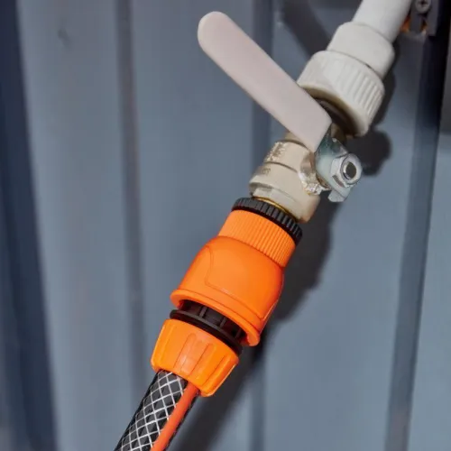 Коннектор для шланга быстросъемный с автостопом 1/2дюйма ЧЕТЫРЕ СЕЗОНА 62-0218 фото 5