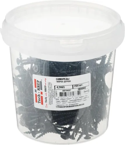 Саморез ШСГД 4.2х65 (уп.250шт) Tech-Krep/Zitar 100086
