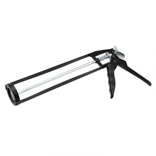 Пистолет для герметика 310 мл "скелетный" с фиксатором шестигранный шток 7мм Rexant 12-7201 фото 3