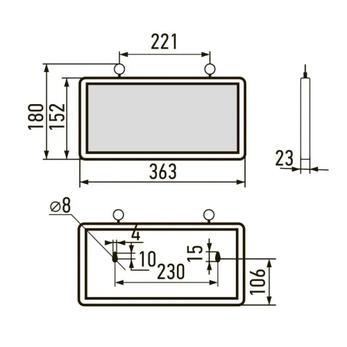 Светильник светодиодный PEL 103-1 (табло) 3Вт ССА аварийный оповещатель односторонний без наклейки Pro+ JazzWay 5062269 фото 9
