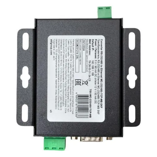 Преобразователь RS-232/485 в Ethernet Modbus TCP/RTU/ASCII TSX EKF TSX-MC-232/485-TCP-MB фото 20