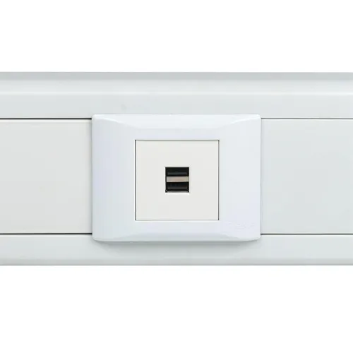 Розетка USB сила тока 2.1А (2 гнезда) без индикатора EKF E2MR2-20USB-10 фото 3