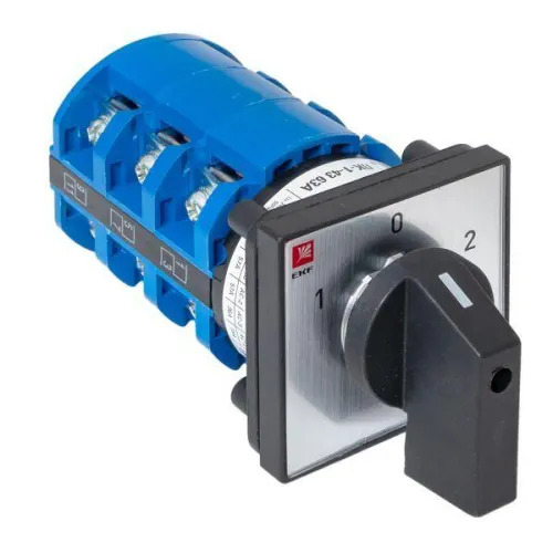 Переключатель кулачковый ПК-1-43 3П 63А "1-0-2" EKF pk-1-43-63 фото 7