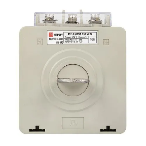 Трансформатор тока ТТЕ-А 300/5А кл. точн. 0.5S с клеммой напряжения PROxima EKF tte-S-300-0.5S фото 5