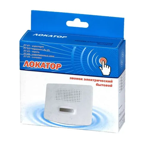 Звонок проводной Локатор соловей 220В 80-90дБА бел. МОНОМАХ ЛТ-05 фото 3