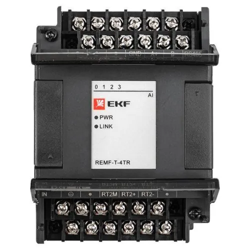 Модуль ввода термосопротивлений REMF 4 PRO-Logic (без поверки) EKF REMF-T-4TR фото 3