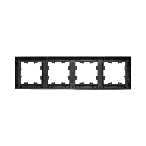 Рамка 4-м Эпика пластик черн. EKF UP1-FPB-04 фото 4