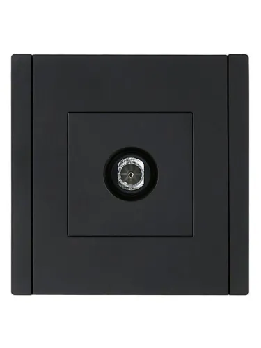 Розетка TV оконечная FORTE&PIANO FP128 черн. IEK FP-A10-O-K02 фото 2