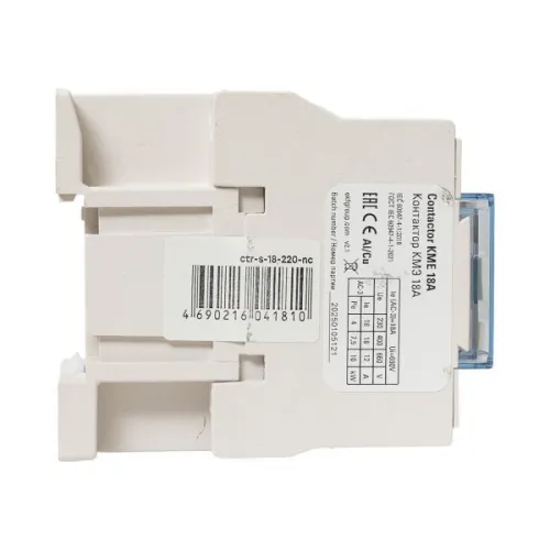 Контактор КМЭ-1 18А кат. 230В AC 1НЗ EKF ctr-s-18-220-nc фото 4