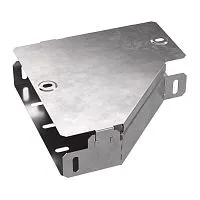 Переходник для лотка левый 200х100х50 с крышкой Стандарт Промрукав PR16.0489