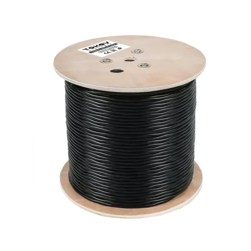 Кабель витая пара SF/UTP 4х2х24AWG(0.52мм) кат.5E outdoor Fluke tested 305м (м) PRO TOKOV ELECTRIC TKP-C05-SF/UTP-42-5E-305-OD фото 2
