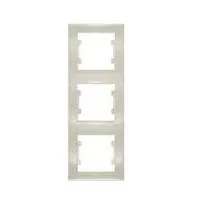 Рамка 3-м Бриллиант верт. сл. кость UNIVersal 7948691