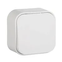 Переключатель проходной 1-кл. ОП Quteo 10А IP20 10AX бел. IEK 782204