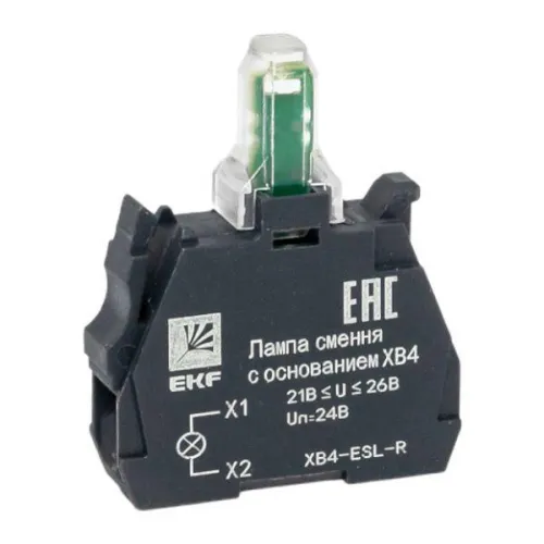 Лампа сменная с основанием XB4 красн. 24В PROxima EKF XB4-ESL-R