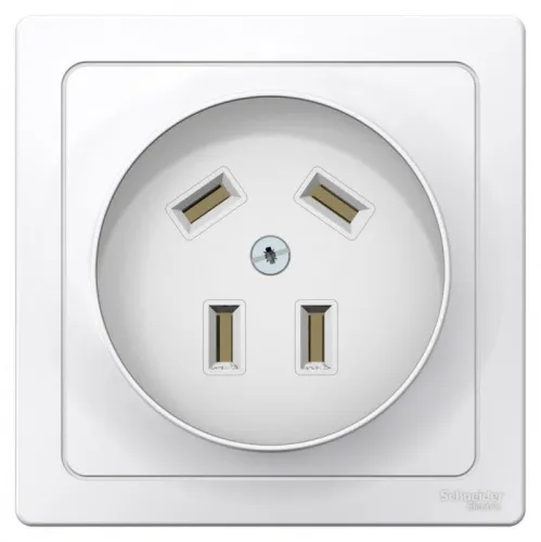 Розетка 1-м СП Blanca 32А IP20 400В 3п+N бел. SE BLNSR003241 фото 3