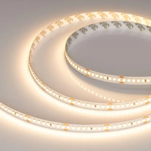 Лента светодиодная RT-A192-10mm 24V Warm 2700К 17.6Вт/м IP20 2835 высок. эффект. 150лм/Вт (уп.5м) Arlight 038776