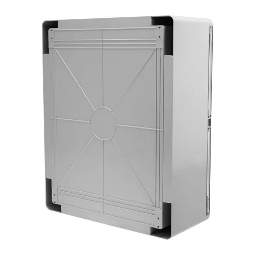 Корпус ЩМПп 500х400х180мм УХЛ1 IP65 с прозр. дверцей и монтажной панелью АБС пластик. Rexant 11-0414 фото 5