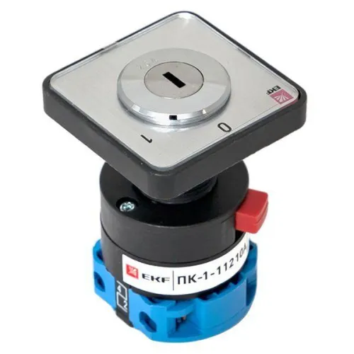 Переключатель кулачковый ПК-1-112 2п 10А "0-1" с ключом EKF pk-1-112-10 фото 11