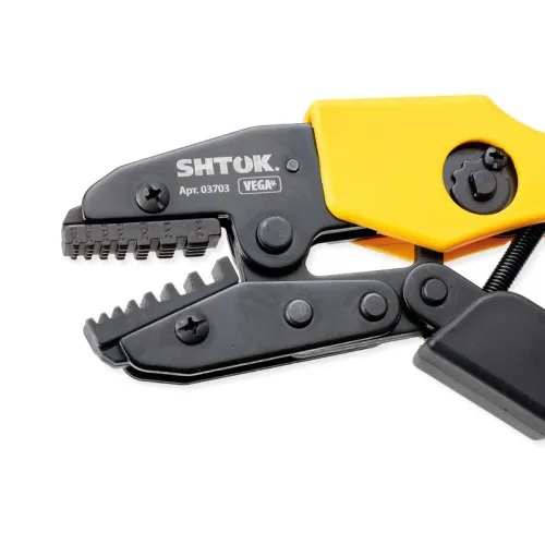Пресс-клещи ПК-23+ матрица профиль трапеция 2х(0.5-6.0)кв.мм (03703) SHTOK 376210 фото 4
