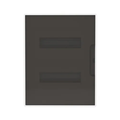 Щиток встраиваемый FRAME 24мод с тонированной дверцей с 4 шинами PEN (2шт на 8 отверст. и 2шт на 6 отверст.) бел. DKC F24B1WD фото 4