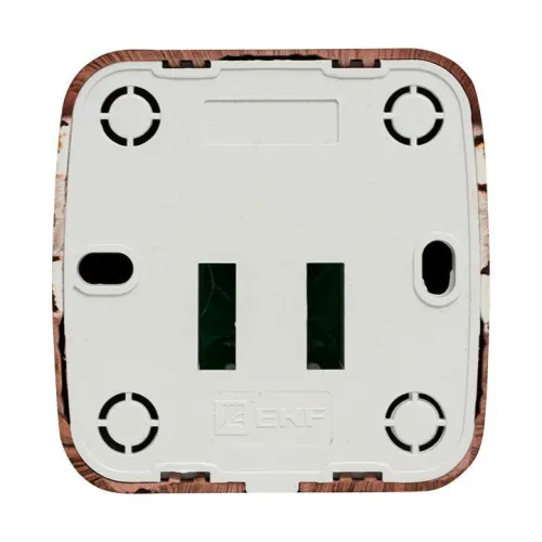 Розетка компьютерная 1-м ОП Минск RJ45 1А 120В темн. дерево EKF EGK01-035-40 фото 5
