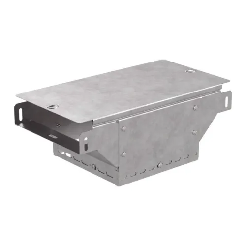 Ответвитель для лотка Т-образн. 200х50 вертикальный с крышкой Стандарт Промрукав PR16.0962