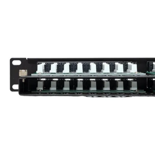 Патч-панель высокой плотности 19дюйм кат.5E 1U неэкранир. UTP 48 портов RJ-45 Dual IDC с органайзером TERACOM PRO EKF TRP-PPNL-5EUTP-C1U48 фото 3