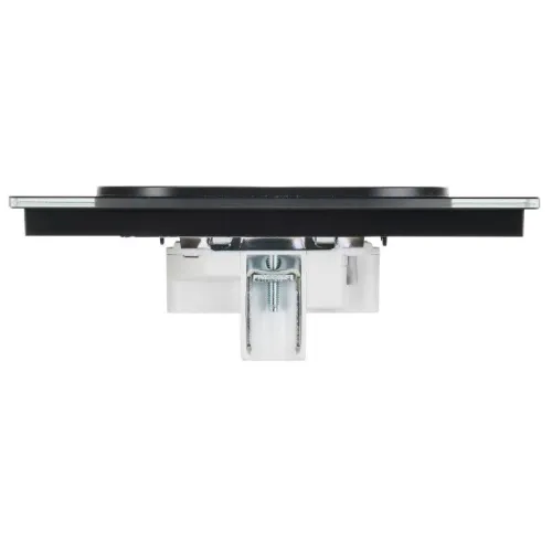 Розетка 2-м SKANDY 10А без заземл. без защ. шторок для плоской вилки SK-R03Bl черн. IEK SK-R20-10-K02 фото 4