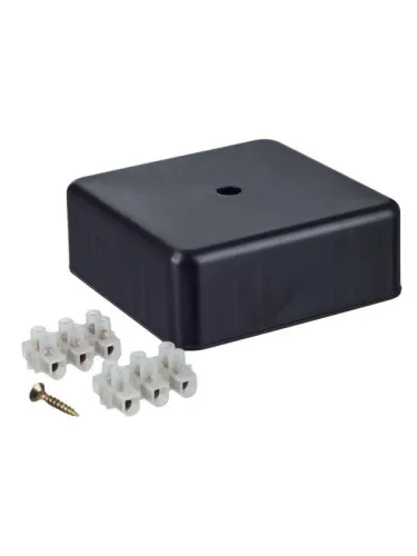 Коробка распаячная ОП 75х75х28 (6 клемм 6кв.мм) черн. IEK UKO10-075-075-028-K02 фото 4