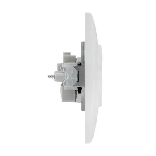Розетка 1-м СП Валенсия 10А IP20 без заземл. защ. шторки бел. PROxima EKF EWR10-022-10 фото 5