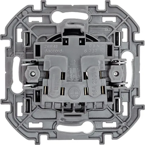 Розетка 1-м СП Inspiria 16А IP20 250В 2P механизм антрацит IEK 673713 фото 4