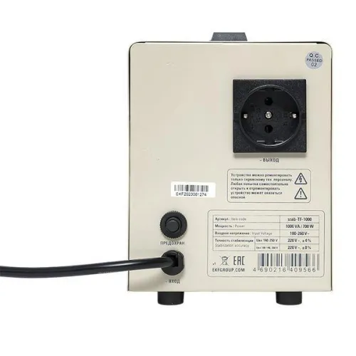 Стабилизатор напряжения электронный напольного исполнения TITAN -TF-1000 EKF stab-TF-1000 фото 6
