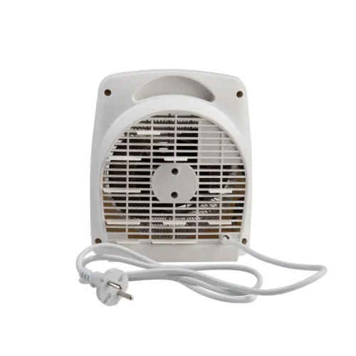 Тепловентилятор электрический настольный 2кВт со спиральным нагревательным элементом бел. Rexant 60-0033 фото 4