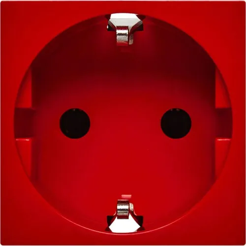 Розетка 2мод. 16А 250В 90град. с заземл. без защ. шторок безвинт. зажимы красн. ИЭК Leg 4525054 фото 5