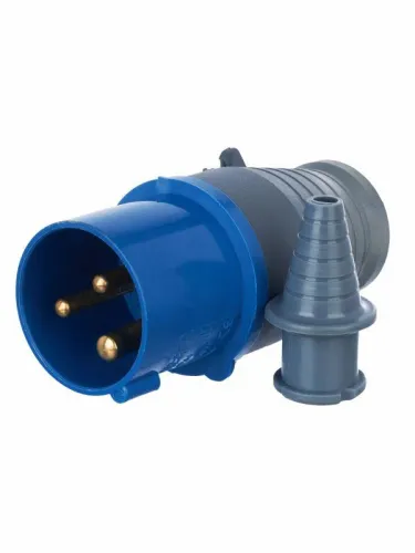 Вилка эл. каб. 16А 2P+PE 16А 220В IP44 ССИ-013 IEK PSR01-016-3 фото 4