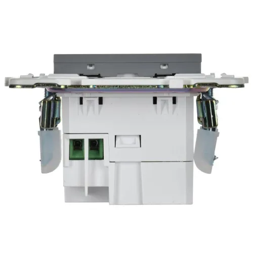 Розетка USB A+C 3.1А SKANDY SK-R14Gr сер. IEK SK-U22-D31-K03 фото 5