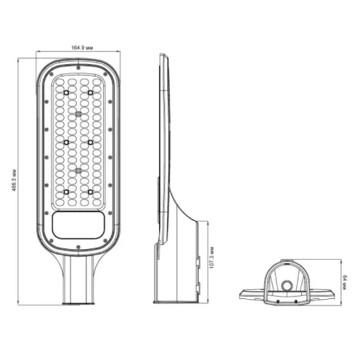 Светильник уличный 100 Вт THL-1010 Ultraflash 14965 фото 5