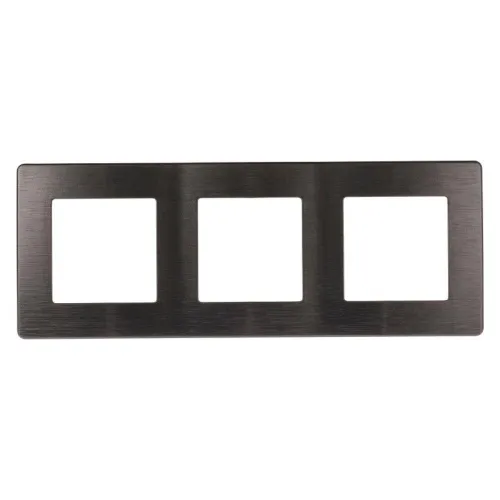 Рамка 3-м 12-5103-12 Эра12 сатин графит Эра Б0052525