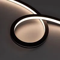 Лента светодиодная NOVA-TOP-BLACK-A120-16x15mm 24В Warm 3500К 10Вт/м IP67 2835 wire x2 вывод боков. герметичная (уп.5м) Arlight 049081