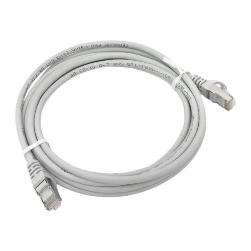 Патч-корд кат.5E FTP экранир. LSZH сер. 3.0м TERACOM PRO EKF TRP-5EFTP-LSH-3M-GY