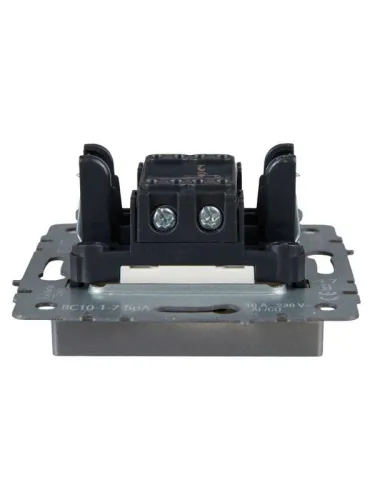 Выключатель проходной 1-кл. СП BRITE ВС10-1-7-БрА 10А с индик. механизм алюм. IEK BR-V12-1-10-K47 фото 5